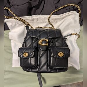 NWOT Coach Tabby Backpack With Pillow Quilting